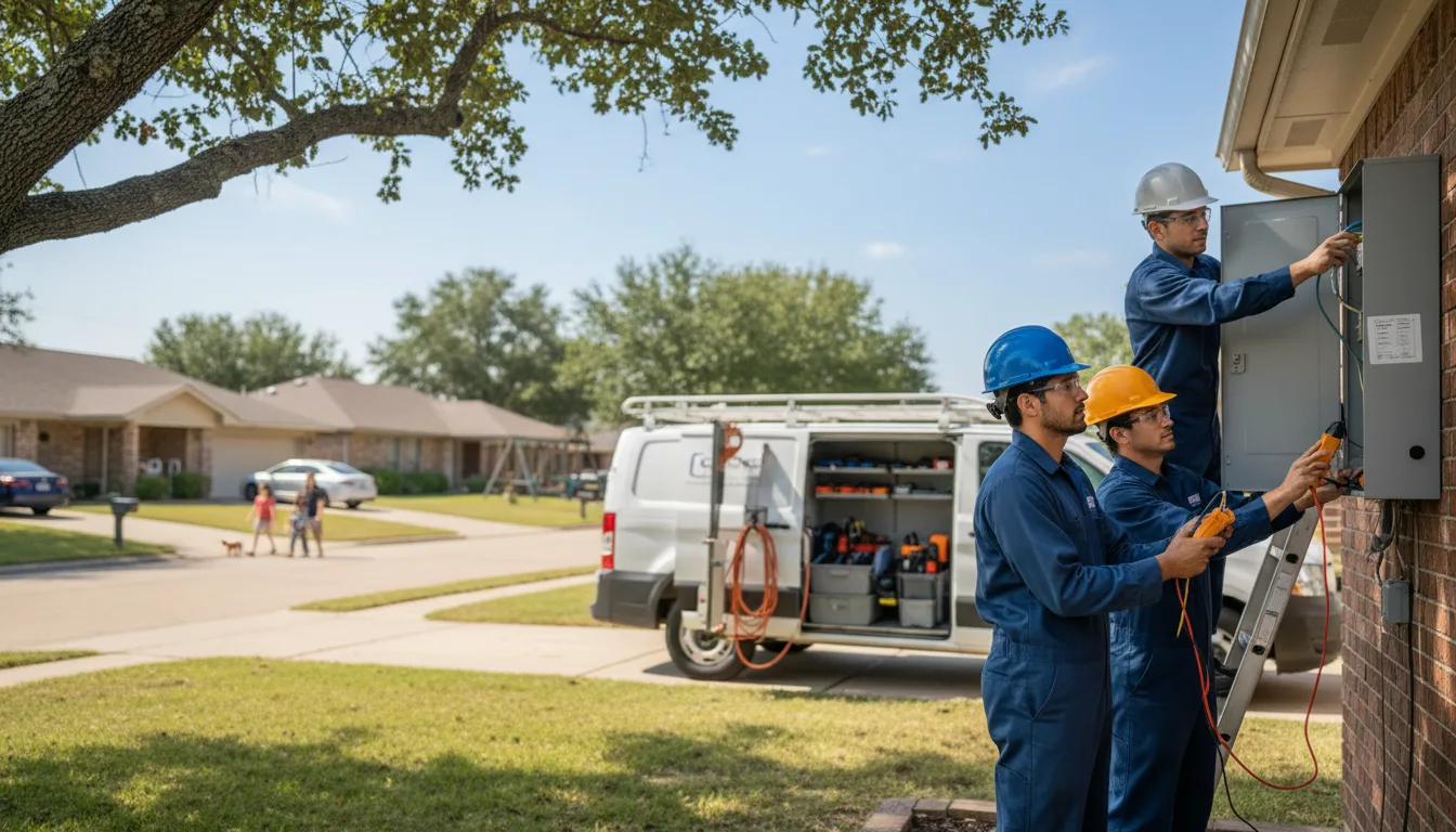 Certified electrician providing emergency electrical services in Corpus Christi, TX
